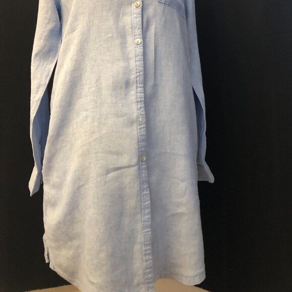 Beautiful C&C California Linen Long Shirt: Size M - Picture 8 of 15